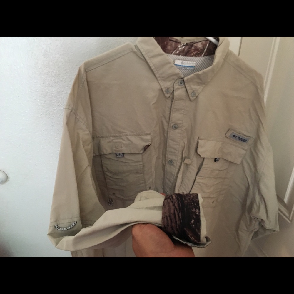 Columbia camo long sleeve
